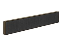 Bang & Olufsen BeoSound Stage - Soundbar-järjestelmä - televisiolle - kirjahylly - langaton - Ethernet, Bluetooth, IEEE 802.11b/g/n/ac - 550 watti(a) - 3-tei - savustettu tammi (verkon väri - harmaa) 1200473